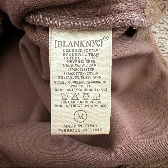 Anthropologie Blanknyc Shacket Womens Size M Fleece Brown - Picture 10 of 11